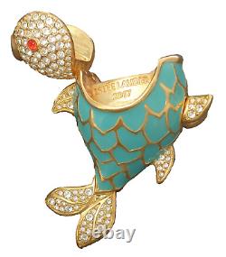 Estee Lauder Perfume Compact Whimsical Fish 2017 Monica Rich Dosann Crystal