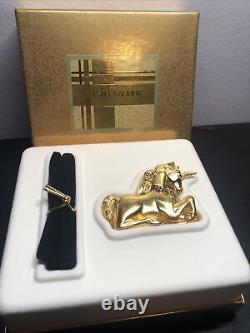 Estee Lauder Pleasures 2001 Magical Unicorn Solid Perfume Compact MIB