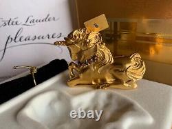 Estee Lauder Pleasures 2001 Magical Unicorn Solid Perfume Compact New Unused