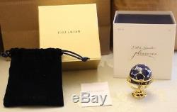 Estee Lauder Pleasures Glittering Globe Compact For Solid Perfume Brand New