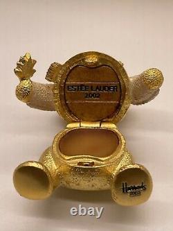 Estee Lauder Pleasures Harrods Teddy Bear Holiday 2002 Solid Perfume Compact