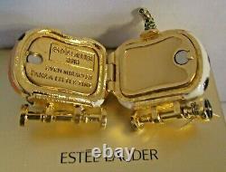 Estee Lauder Pleasures Off To The Ball Solid Compact 2018 NIB Perfume Carriage