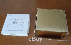 Estee Lauder Pleasures Solid Perfume PRECIOUS PEACOCK Compact 2003 Original Box