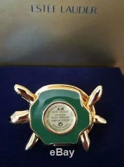 Estee Lauder-Pleasures-Turtle Endurance Compact Women's Solid Perfume-New in Box