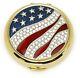 Estee Lauder Powder Compact 1994 Jeweled America The Beautiful Mint Condition