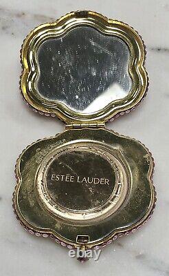 Estee Lauder Powder Compact 2001 All the Buzz Hummingbird Rhinestone Jeweled