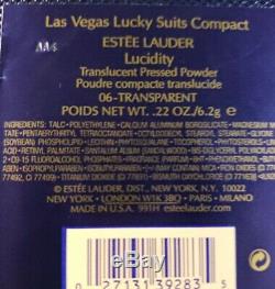 Estee Lauder Powder Compact 2005 Las Vegas Lucky Suits MIBB Collectors Alert