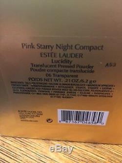 Estee Lauder Powder Compact 2013 LTD Pink Starry Night MIB Gorgeous Outstanding