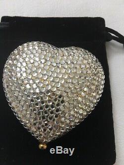 Estee Lauder Powder Compact Crystal Heart Beautiful