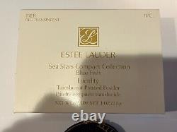 Estee Lauder Powder Compact Mib Sparkly Blue Fish Sea Stars Compact Collection