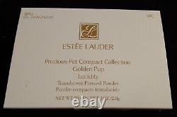 Estee Lauder Precious Pet Golden Pup Compact Lucidity Translucent Powder NEW