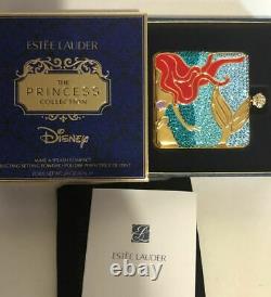 Estee Lauder Princess Collection X Disney Make A Splash Powder Compact Nib