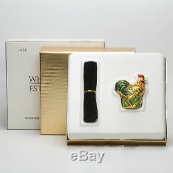Estee Lauder ROOSTER Compact for Solid Perfume 2001 Collection All the Boxes