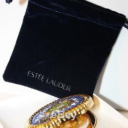Estee Lauder Rare Limited Edition 2003 Blue India Paisley Collectors Compact #44