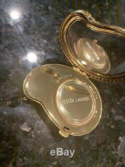 Estee Lauder Rare Limited Edition 2003 Blue India Paisley Compact- Full Powder