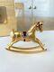 Estee Lauder Rocking Horse With Crystals Solid Perfume Compact Mib White Linen