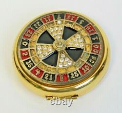 Estee Lauder Roulette Wheel Las Vegas Lady Luck Lucidity Powder Compact