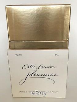 Estee Lauder SPARKLING MERMAID Solid Perfume PLEASURES Compact withBoxes Tag