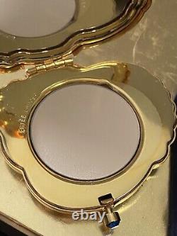 Estee Lauder Shore Things Crystal Sea Shell Compact Lucidity Powder Gold Blue