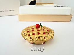 Estee Lauder Solid Perfume Compact 2000 Cherry Pie Mibb White Linen