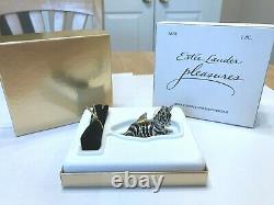 Estee Lauder Solid Perfume Compact 2002 Zebra Mint In Both Boxes Full