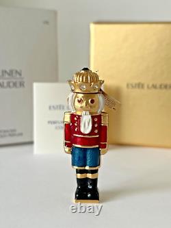 Estee Lauder Solid Perfume Compact 2006 Holiday Nutcracker Mibb White Linen