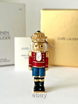 Estee Lauder Solid Perfume Compact 2006 Holiday Nutcracker Mibb White Linen