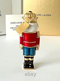 Estee Lauder Solid Perfume Compact 2006 Holiday Nutcracker Mibb White Linen