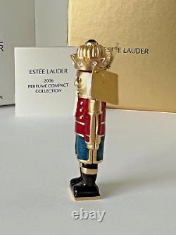 Estee Lauder Solid Perfume Compact 2006 Holiday Nutcracker Mibb White Linen