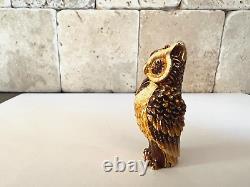 Estee Lauder Solid Perfume Compact 2010 Wise Old Owl Jay Strongwater Gorgeous