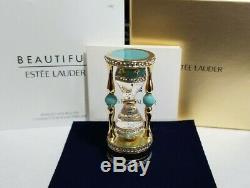 Estee Lauder Solid Perfume Compact 2019 Jeweled Hourglass MIBB Worldwide Ship