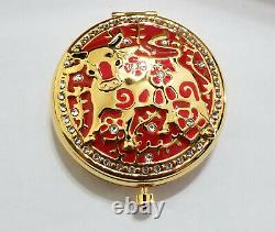 Estee Lauder Solid Perfume Compact 2020 Year of the Ox MIBB