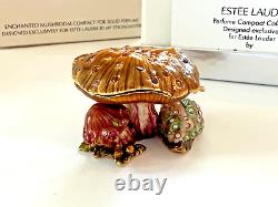 Estee Lauder Solid Perfume Compact Enchanted Mushroom Jay Strongwater Mibb 2003