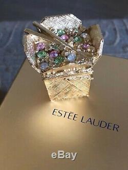 Estee Lauder Solid Perfume Compact Glimmering Take Out 2009 RARE
