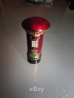 Estee Lauder Solid Perfume Compact Harrods London British Postbox Rare New