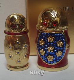 Estee Lauder Solid Perfume Compact Nesting Dolls Original Perfume