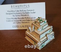Estee Lauder Solid Perfume Compact Wedding Cake