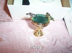 Estee Lauder Solid Perfume Enameled Collectible Compact Bird Bath FULL 2000