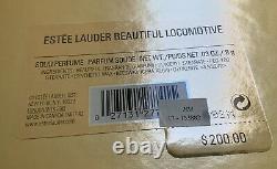 Estee Lauder Solid Perfume LOCOMOTIVE TRAIN & GOLD Compact Price Reduced