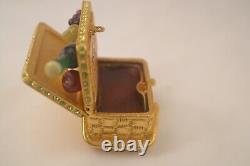 Estee Lauder Solid Perfume Trinket Compact Collectable Romantic Picnic Basket