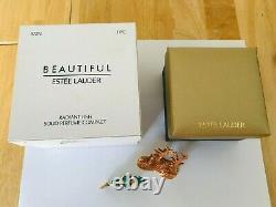 Estee Lauder Solid perfume compact 2005 MIBB BEAUTIFUL RADIANT FISH GORGEOUS