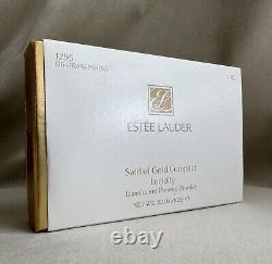 Estee Lauder Transparent Pressed Powder Swirl Of Gold Compact Lucidity