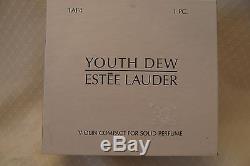 Estee Lauder VIOLIN Youth Dew Solid Perfume Compact 2001 PERFECT Gorgeous