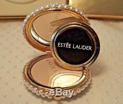 Estee Lauder WEDDING DAYBridal White Pearl powder compact NEW VERY VERY RARE