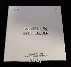 Estee Lauder White Linen Solid Perfume World Traveler Compact NEW