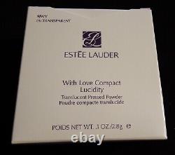 Estee Lauder With Love Compact Lucidity Translucent Powder NEW