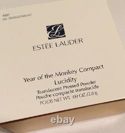 Estee Lauder Year Of Monkey Compact Lucidity Transparent 06 Pressed Powder NIB