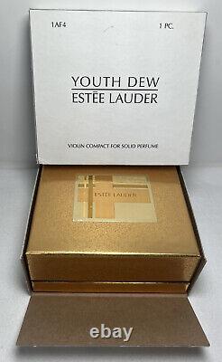 Estee Lauder Youth Dew Violin Collectible Solid Perfume Compact Fragrance