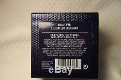 Estee Lauder solid perfume compact BEJEWELED ELEPHANT 2005 new Boxes + card RARE