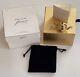 Full Estee Lauder Pleasures Gold Little Teapot Solid Perfume Compact Tag Boxed